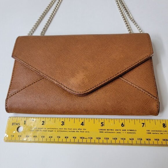 Barneys New York Envelope Clutch with Shoulder Chain - Picture 9 of 12